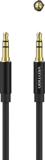Vention Vention 3.5mm Jack Cable - 3.5mm Male to 3.5mm Male Black Length 2m