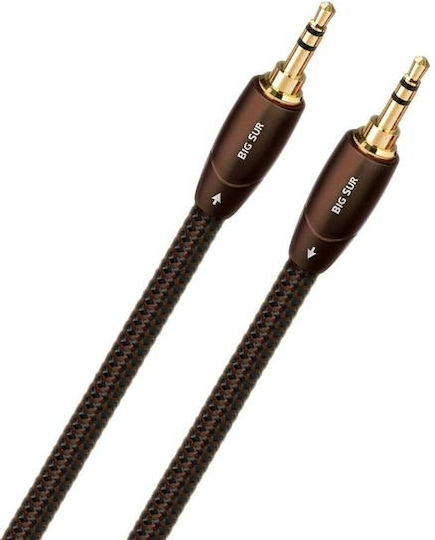 Audioquest Audio Cable 3.5mm Male - RCA Male Black 0.6m with Gold Plated Terminals Big Sur