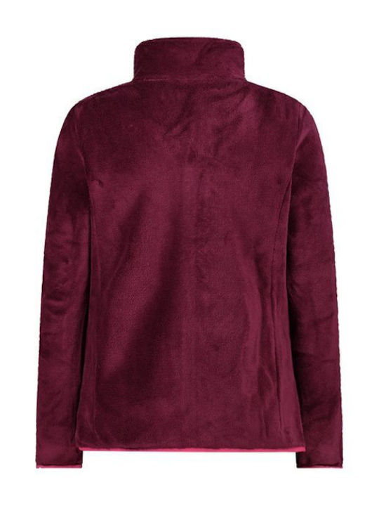 CMP Highloft Women's Cardigan Burgundy