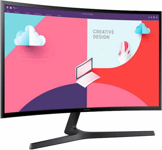 Samsung S24C366EA VA Curved Monitor 24" FHD 1920x1080 with Response Time 4ms GTG