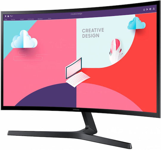 Samsung S24C366EA VA Curved Monitor 24" FHD 1920x1080 with Response Time 4ms GTG