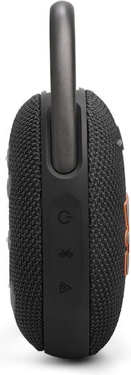 JBL Clip 5 Αδιάβροχο Ηχείο Bluetooth 7W με Διάρκεια Μπαταρίας έως 12 ώρες Μαύρο