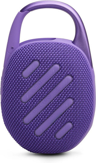 JBL Clip 5 Водоустойчиво Bluetooth високоговорител 7W с живот на батерията до 12 часа Лилав
