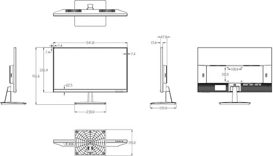 Dahua LM24-H200 Monitor 23.8" FHD 1920x1080