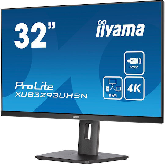 Iiyama Prolite XUB3293UHSN-B5 IPS Monitor 31.5" 4K 3840x2160 with Response Time 4ms GTG