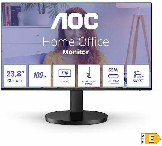 AOC 24B3CF2 IPS Monitor 24" FHD 1920x1080 mit Reaktionszeit 4ms GTG