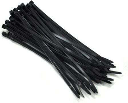 Proline Proline Kunststoff Kabelbinder 100mmx2.5mm in Schwarz Farbe 100Stk 59110