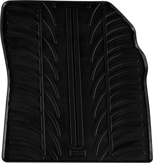 Gledring Set of Front and Rear Mats 5pcs for Peugeot Rifter Opel Combo Citroen Berlingo Black