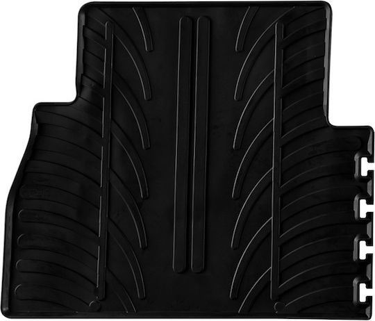 Gledring Set of Front and Rear Mats 5pcs for Peugeot Rifter Opel Combo Citroen Berlingo Black