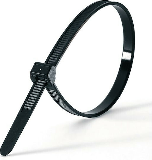 KSS Cable Ties Plastic 250mm x 3.6mm in Black Colour (1 Piece)