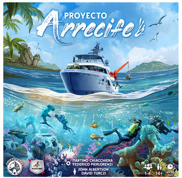 Board Game Reef Project for 1-4 Players 14+ Years Old (EN) Board & Dice