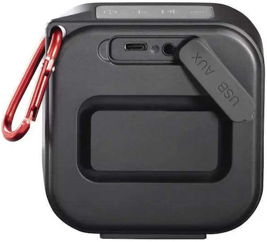 HAMA Pocket 3.0 Αδιάβροχο Ηχείο Bluetooth 3W με Ραδιόφωνο και Διάρκεια Μπαταρίας έως 2 ώρες Μαύρο