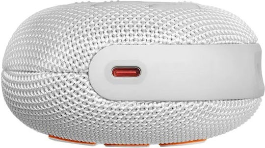 JBL Clip 5 Водоустойчиво Bluetooth високоговорител 7W с живот на батерията до 12 часа Бял