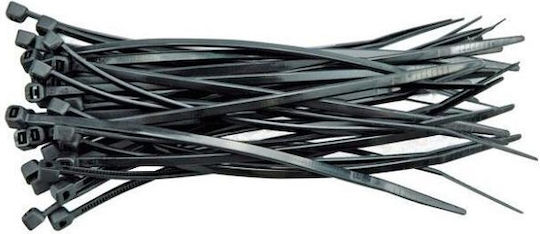 Vorel Legătură Cablu Plastic 370mmx4.8mm Culoare Neagră 1 Bucată 73896