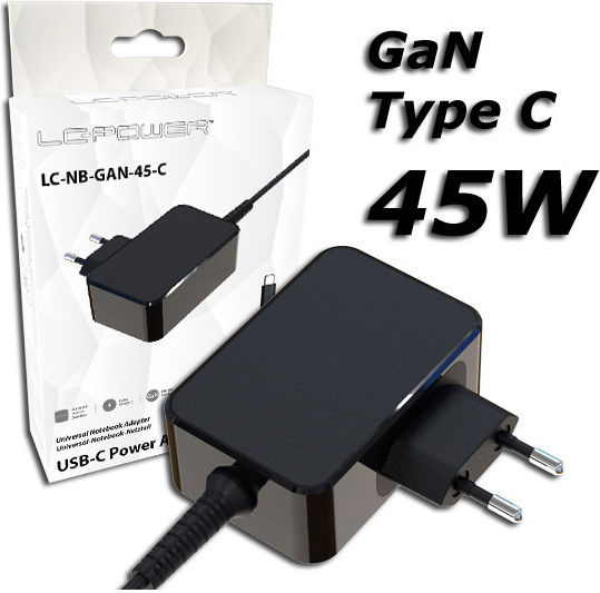 LC-Power USB-C Universal Laptop-Ladegerät 45W 20V 3A