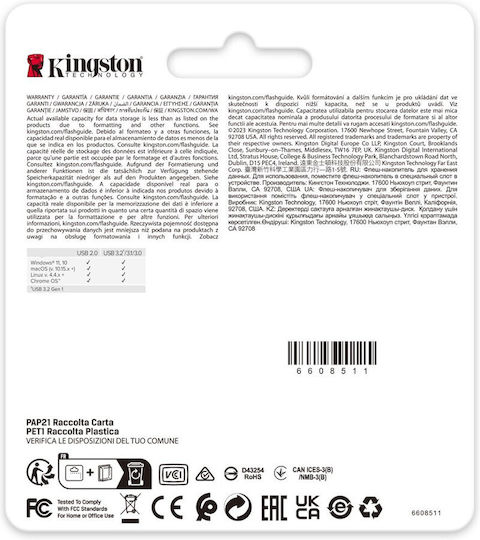 Kingston Se9 G3 512GB USB 3.2 Stick Gold