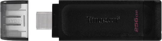 Kingston DataTraveler 70 256GB USB 3.2 Stick with connection USB-C Black