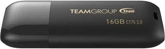 TeamGroup C175 16GB USB 3.0 Stick Μαύρο