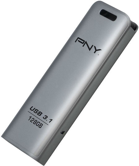 PNY Elite Steel 128GB USB 3.0 Stick Ασημί