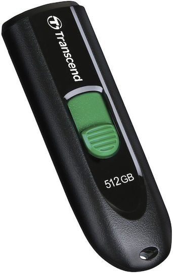 Transcend JetFlash 790C 512GB USB 3.1 Стик с връзка USB-C Черен