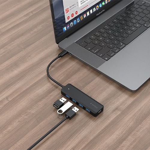 Gembird Hub 4 Porturi USB 3.1 Cu Conectare USB-C