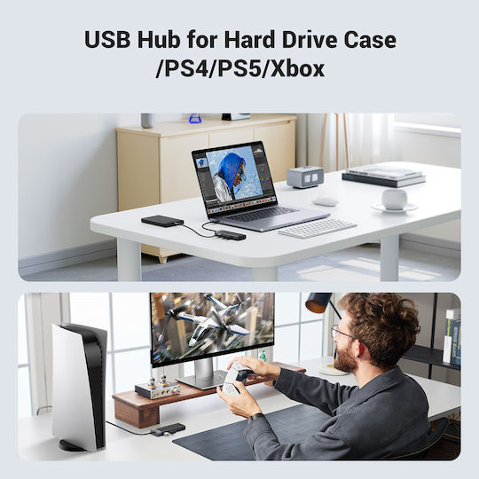 Ugreen CM219 Hub 4 Ports USB 3.0 with USB-A Connection