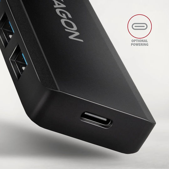 Axagon Ηuε-c1c Hub 5 Θυρών USB 3.2 με σύνδεση USB-C