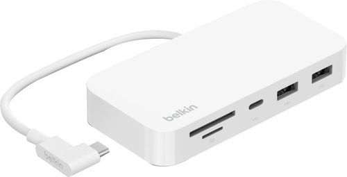 Belkin Hub USB 3 Porturi USB 3.2 cu Conectare USB-C Alb