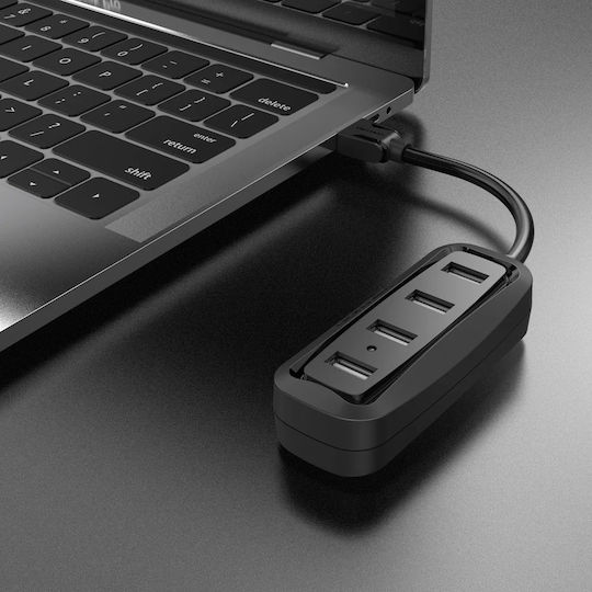 Vention USB 2.0 4 Port Hub with USB-A Connection