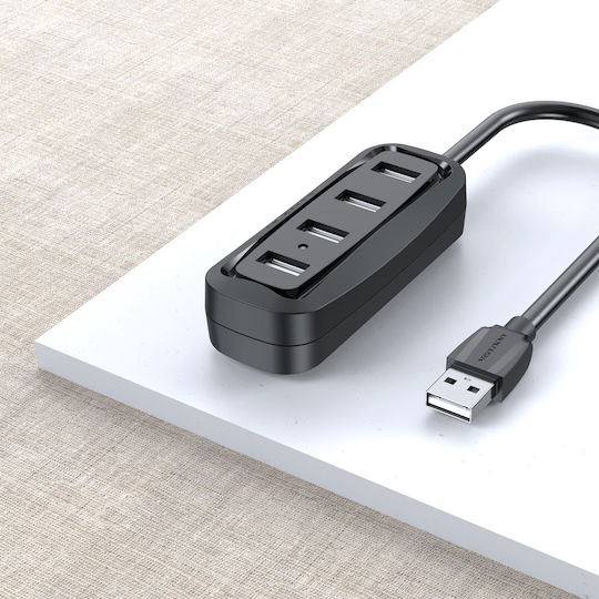 Vention USB 2.0 4 Port Hub with USB-A Connection
