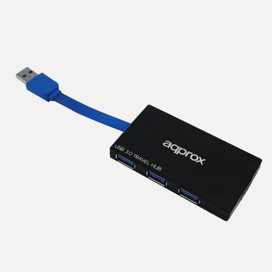 Gembird USB-Hub 4 Anschlüsse USB 3.0 mit USB-A Anschluss