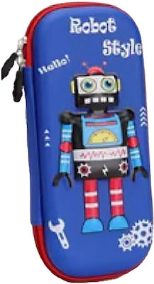 3D Rectangular Pencil Case Robot 23x10x4.5cm Justnote 703212 50-3192