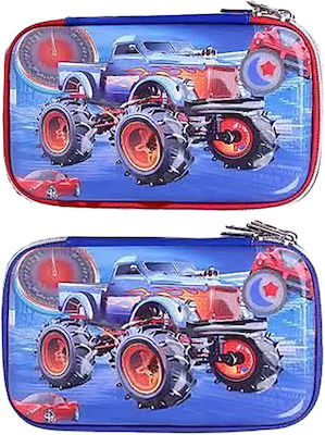 Pencil Case 3D Large Cars 23x13x4.5cm Justnote 703219 50-3199