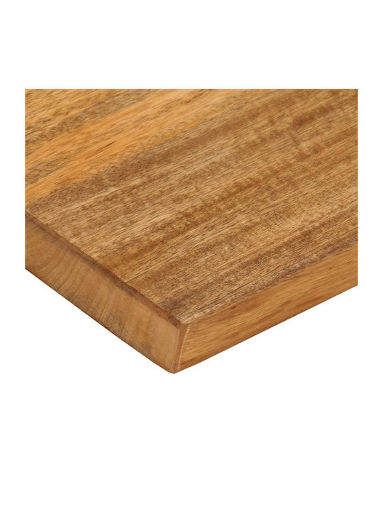 vidaXL Dreptunghiulară Suprafața mesei din Lemn Masiv Mango 90x20x2.5cm 370515 1buc