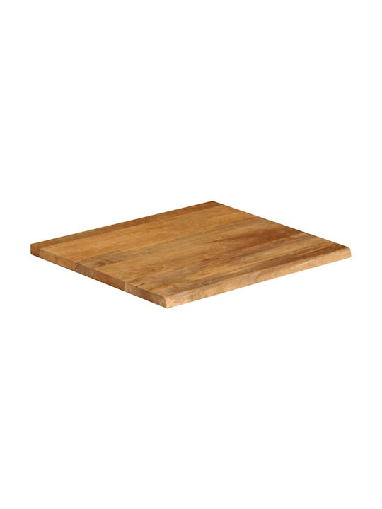 vidaXL Table Surface made of Solid Wood Mango 40x40x2.5cm 370534 1pcs