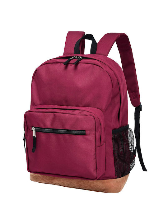 Backpack Bordeaux Anatomical Teenager 43x30x14cm Justnote 703343 50-3323