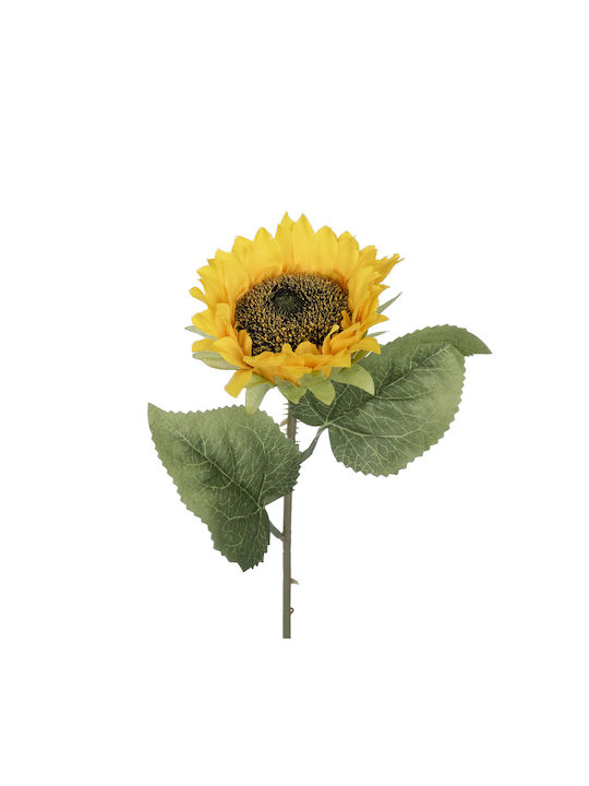 Floare Artificială Decorativă Heliotropium Yellow 50cm GloboStar