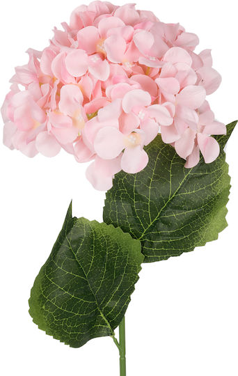 Dekorative künstliche Blume Hortensie Rosa 73cm GloboStar