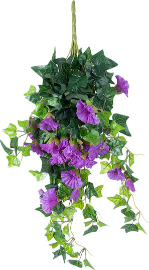 Künstlicher dekorativer Zweig Hortensie Lila 65cm GloboStar