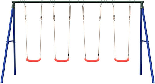 vidaXL Metal Hanging Swing 341x185x185cm Blue