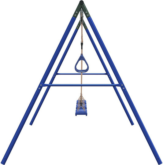 vidaXL Metal Hanging Swing 341x185x185cm Blue