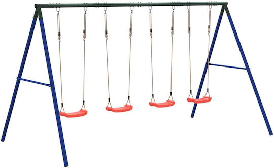 vidaXL Metal Hanging Swing 341x185x185cm Blue