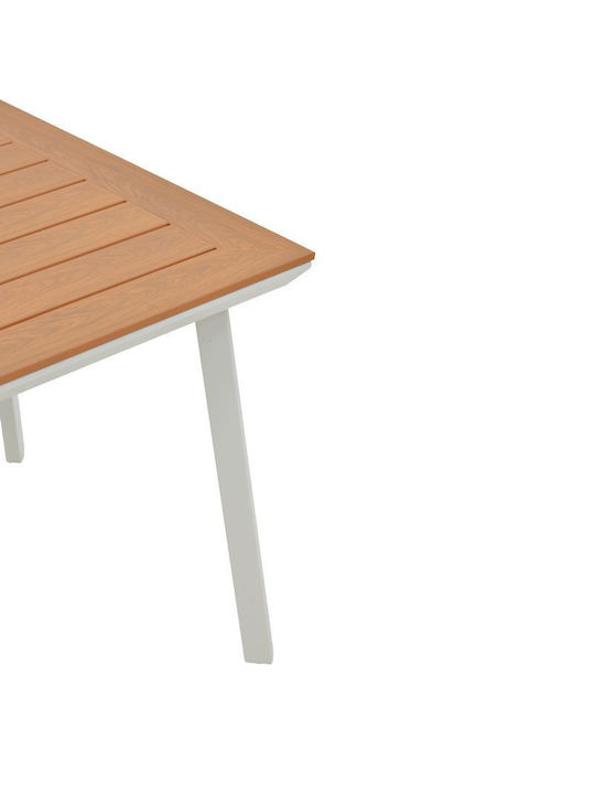 Synergy Clutch Dining Room Set for Small Outdoor Spaces 3 Pieces White
