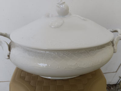 Oriana Ferelli PW2 Supa Tureen din Porțelan Albă 3000ml 1pcs