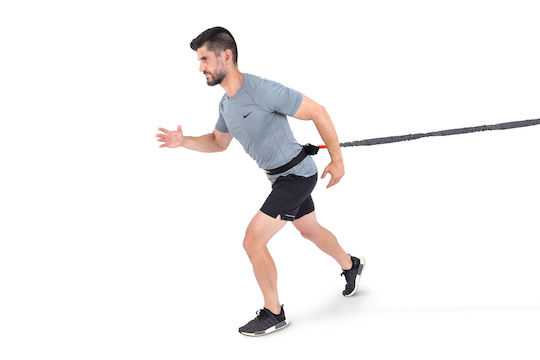 AMILA Random Direction Trainer Λάστιχο Γυμναστικής Σωληνωτό Σκληρό Γκρι 2.5m