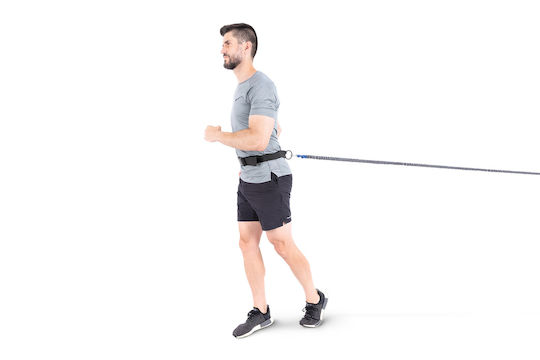 AMILA Loop Bands Σετ 5τμχ Γκρι Λάστιχο Αντίστασης με Ζώνη 1.2m Γκρί 1.5m
