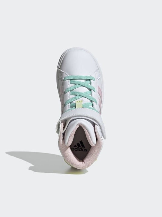 adidas Grand Court Kids Sneakers High White