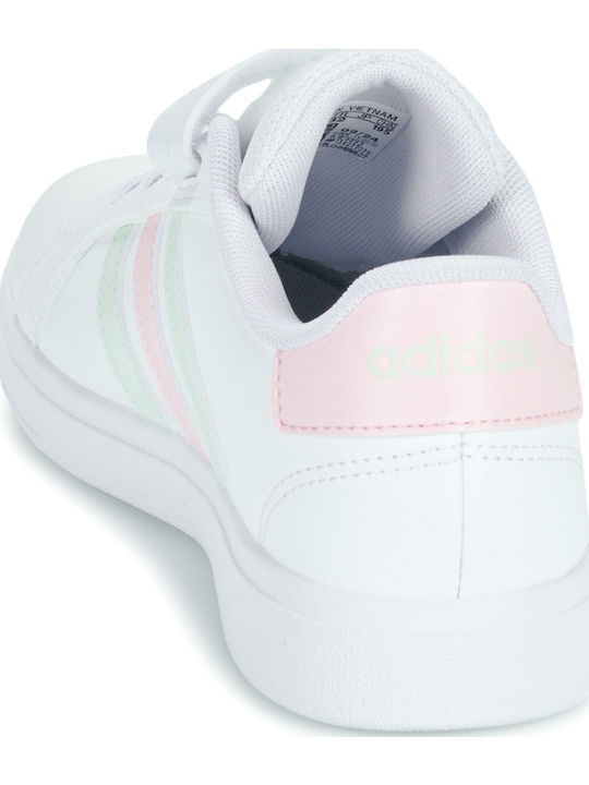 Grand Court GRAND COURT 2.0 EL C Kids Sneakers with Scratch White