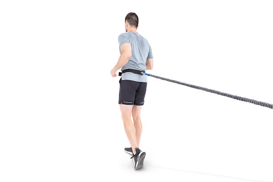 AMILA Random Direction Trainer Bandă de rezistență pentru exerciții Gymtube Foarte Moale Gri 2.5m
