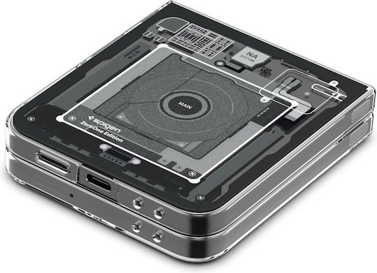 Spigen Airskin Book Σιλικόνης 0.9mm Μαύρο (Galaxy Z Flip)